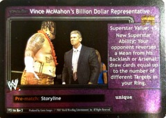 Vince McMahon’s Billion Dollar Representative